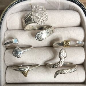 5 Alex and Ani rings